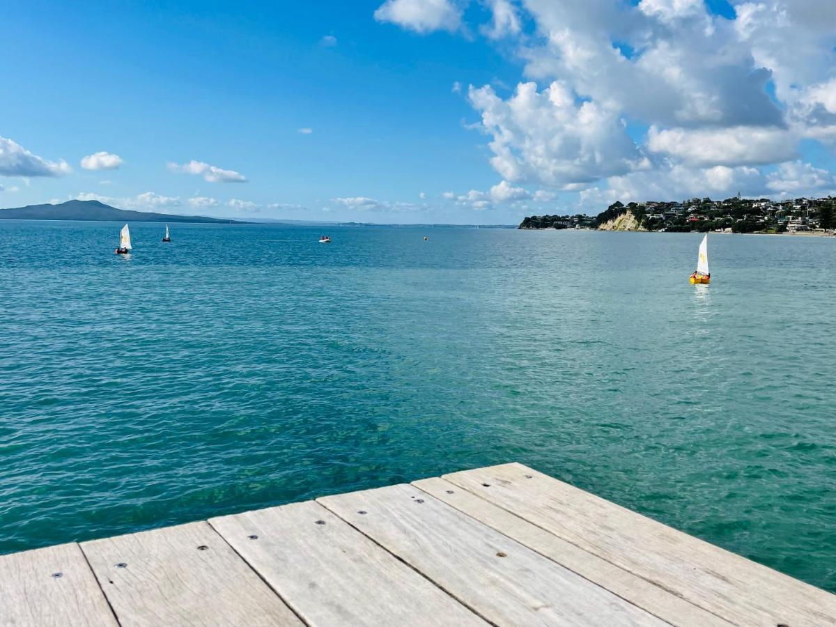 Family Friendly 3Br Flat - 3Min Walk To The Beach - Self Contained オークランド エクステリア 写真
